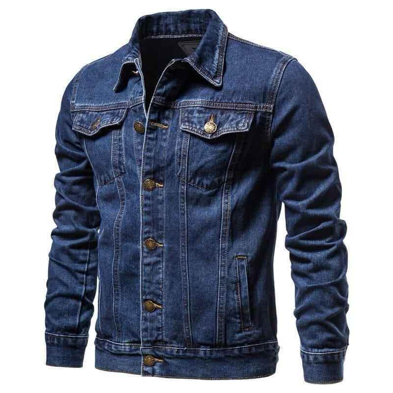 Blue denim jacket export quality - Image 4