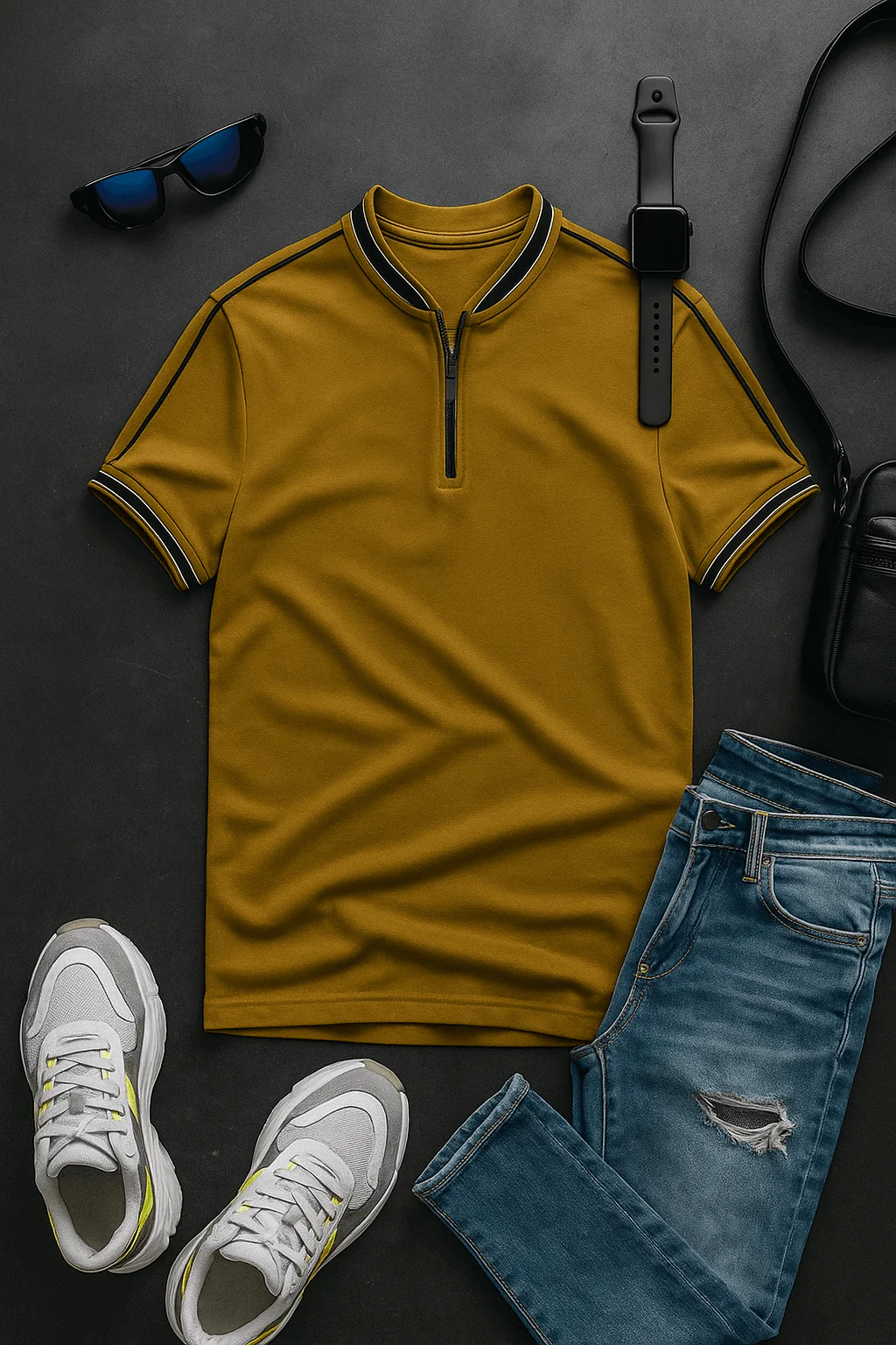 Men's polo shirts smoked polo - Image 3