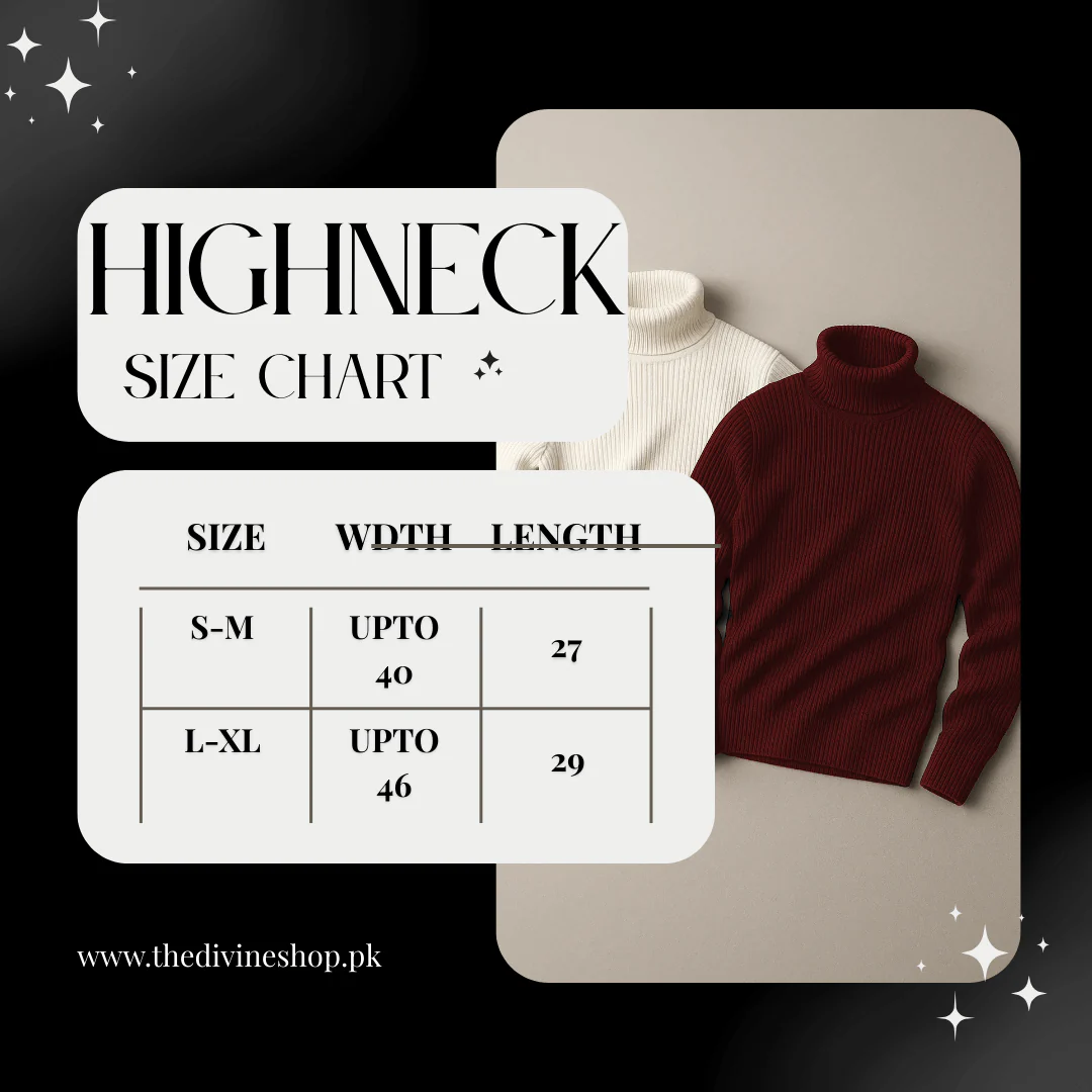 Bundle of 2 Folded turtleneck sweaters basic high neck - Image 4