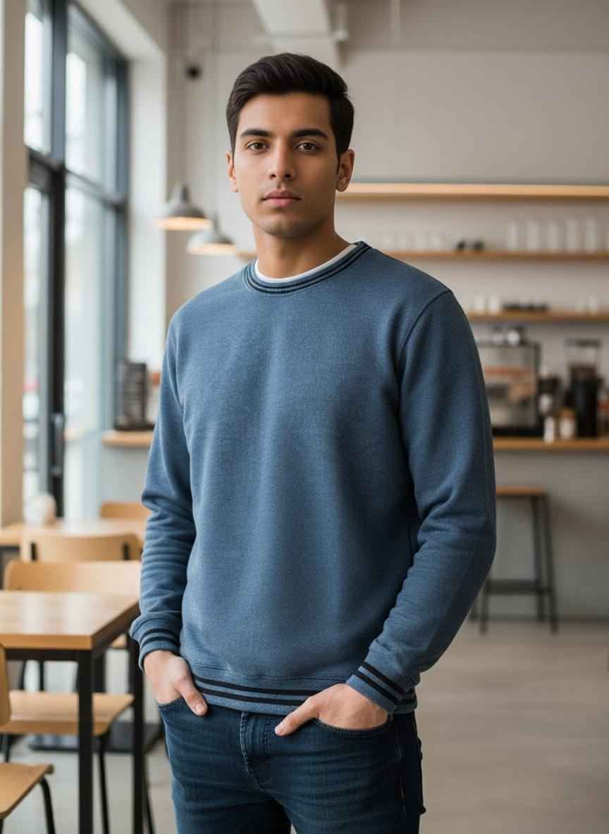Twist Yarn Melanic Sweatshirt - Image 4