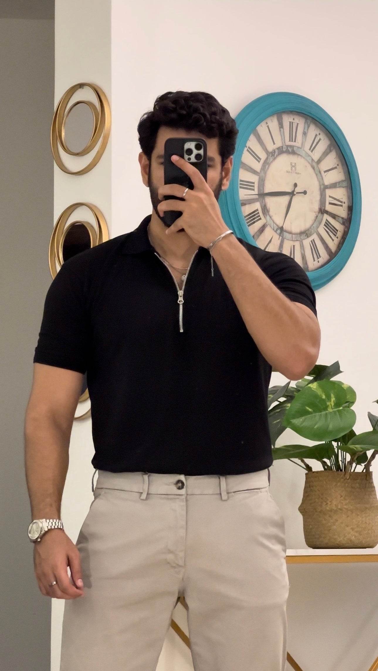 Zipper Polo T-Shirts for men - Image 3