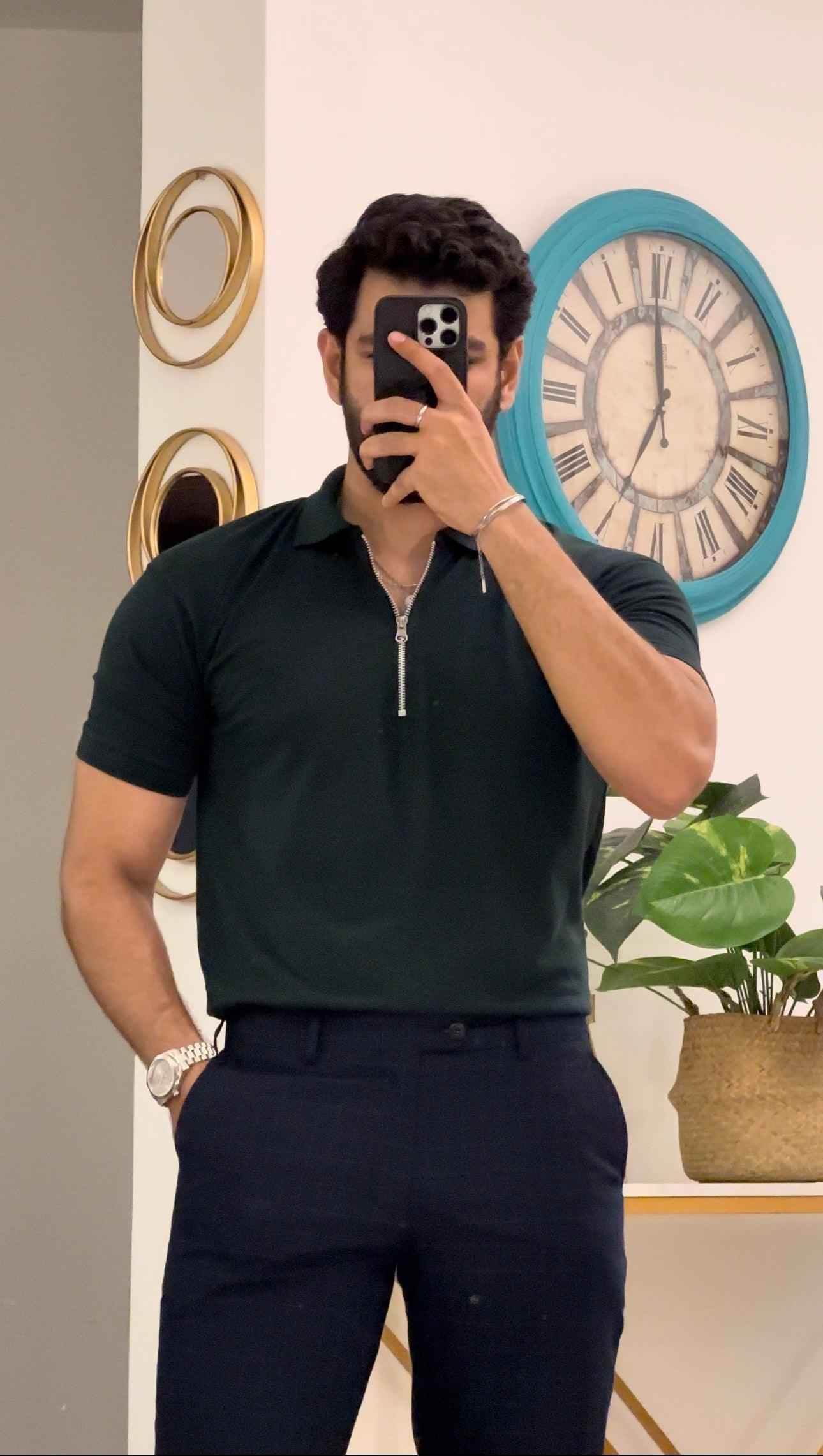 Zipper Polo T-Shirts for men - Image 4